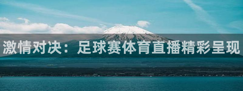 激情对决：足球赛体育直播精彩呈现